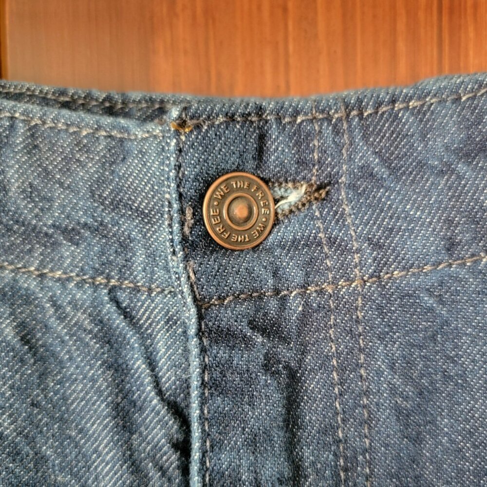 We The Free CRVY New Spin Trouser Jeans 32 Short Outerspace Dark Wash $148 NWT - Picture 8 of 12